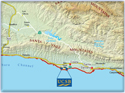 Map of UC Santa Barbara, regional